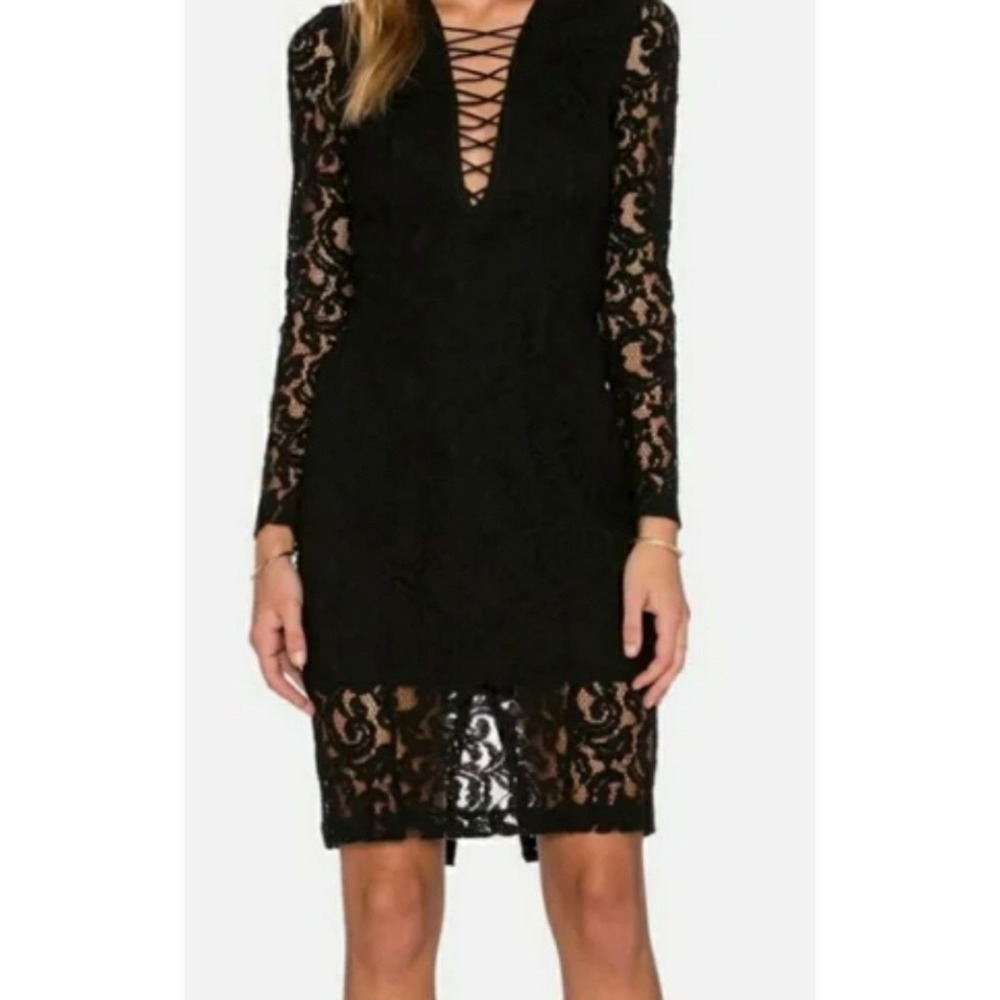 Bardot Lace Cocktail Dress 10 Black Dark‎ Romance Sirencore Whimsigoth Feminine